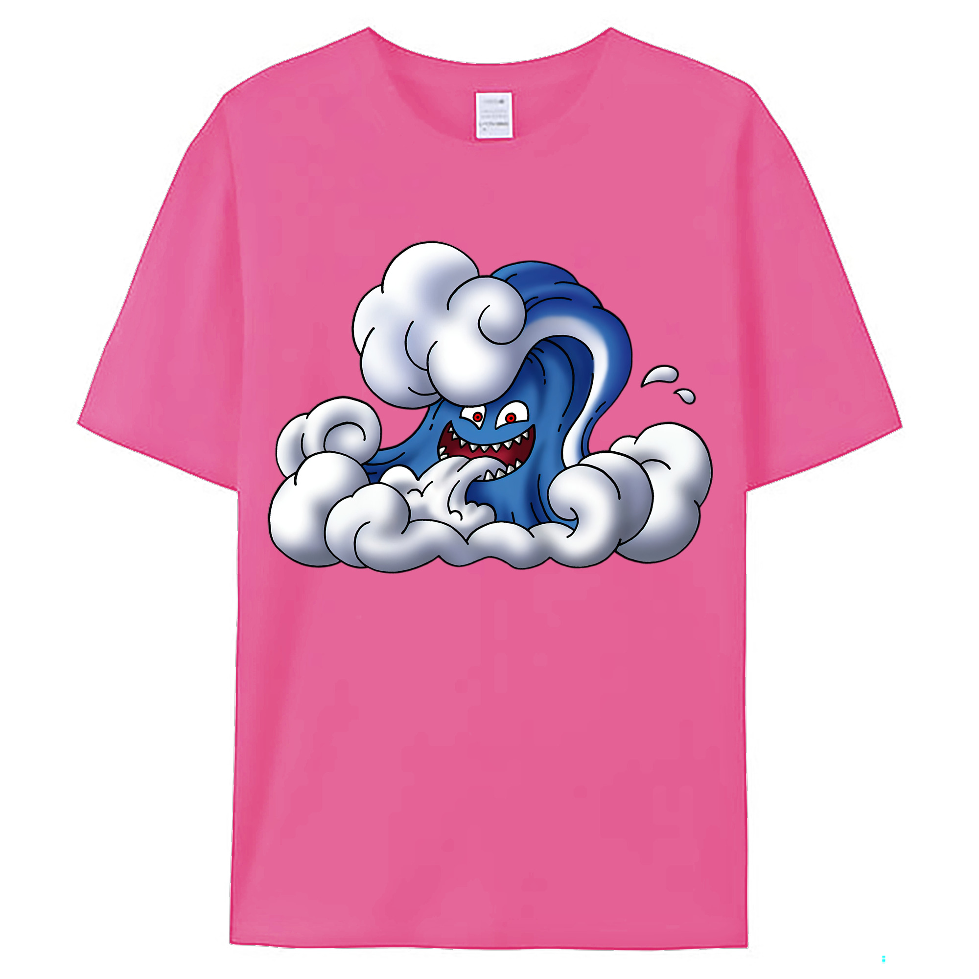 （画像用） ドラゴンクエスト Doragon Kuesuto Dragon Quest レディースカジュアルプリントTシャツ（綿100％）